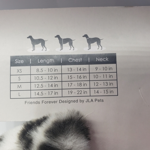 1839- Friends Forever Dog Dress Faux Fur NWT - Picture 5 of 12